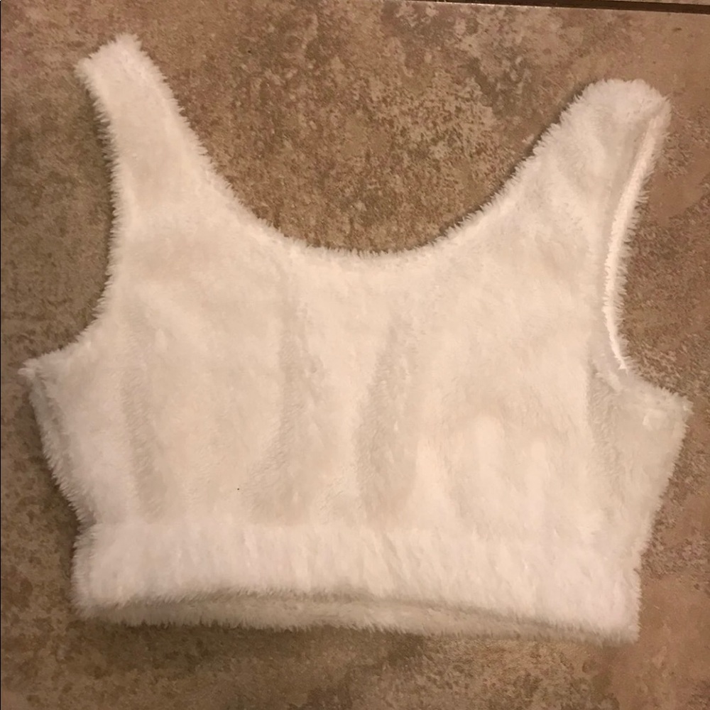 White Fluffy Top